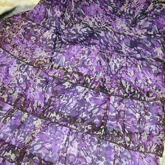 A purple flower dress - Picture 2 of 4